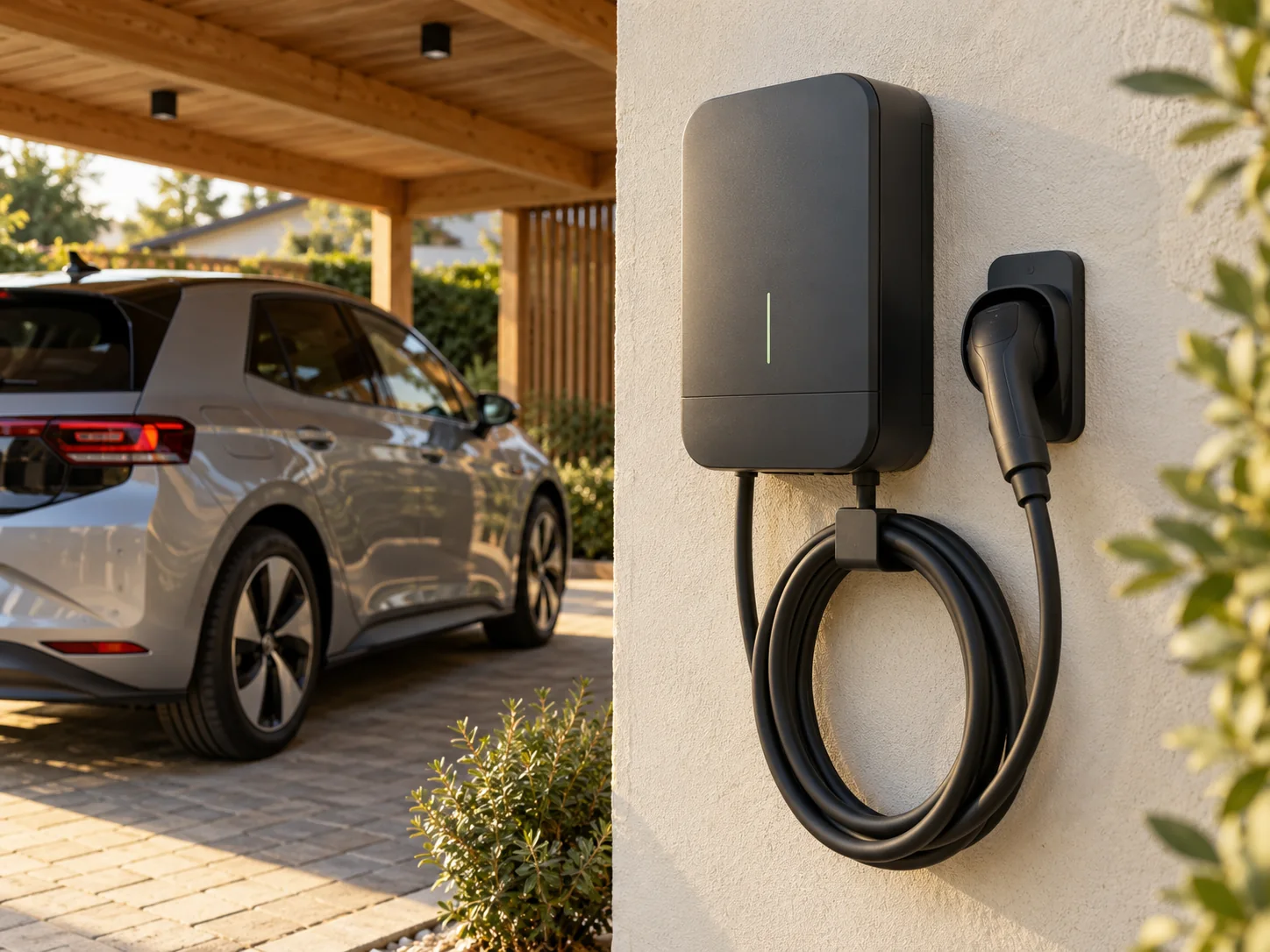 Otthoni elektromosautó-töltő kiválasztása – illusztráció